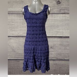 Max Studio Ruffle Dress Sz Medium